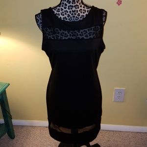 Black Bodycon Dress sz XL